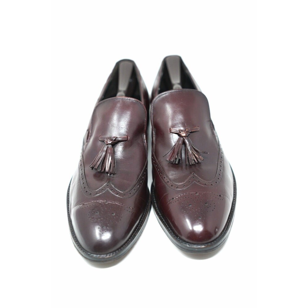 RedWing Dunoon 6703 Burgundy Leather Tassel Loafers Made USA Size 12 D ANSI PT83
